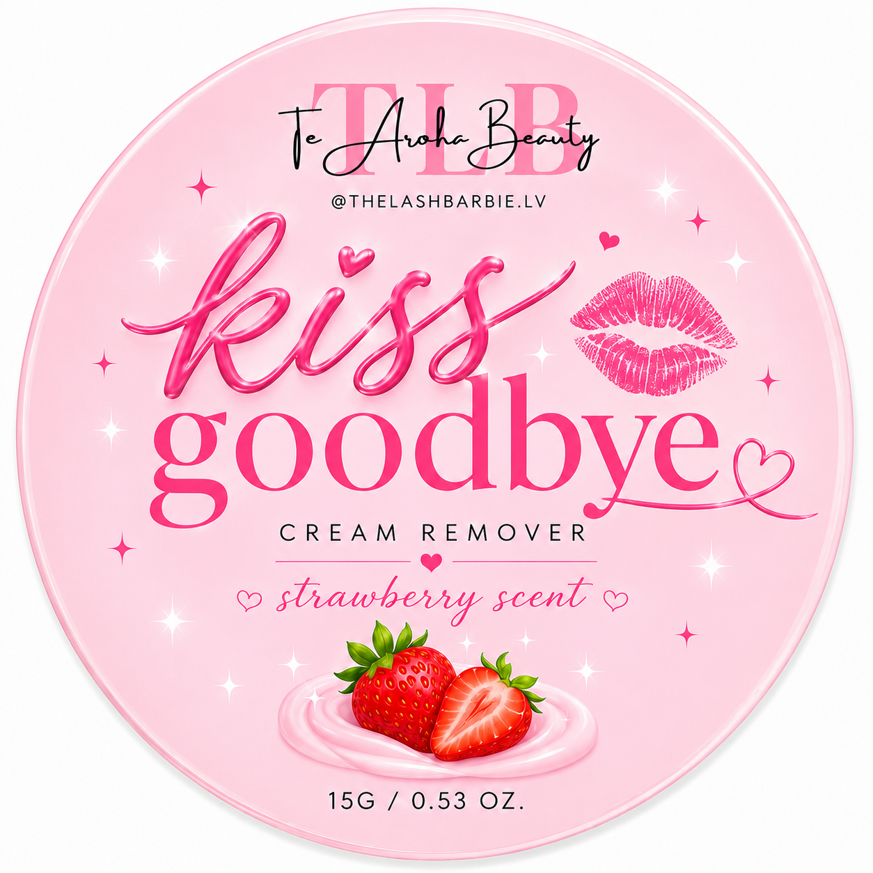 "Kiss Goodbye" cream remover