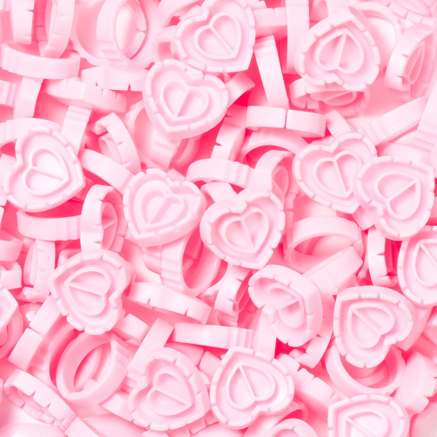 Heart-shaped glue rings (100 PCS)